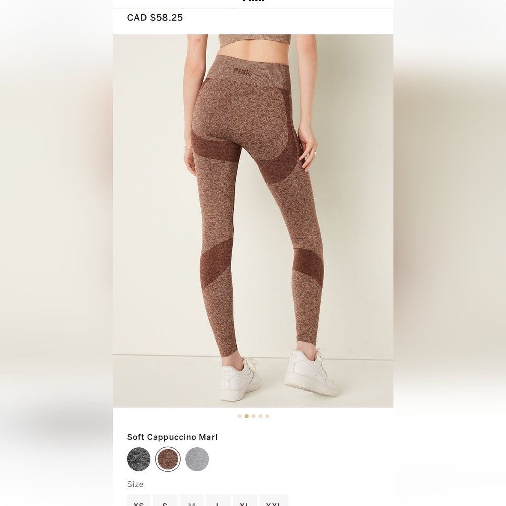 Pink leggings Victoria secret
